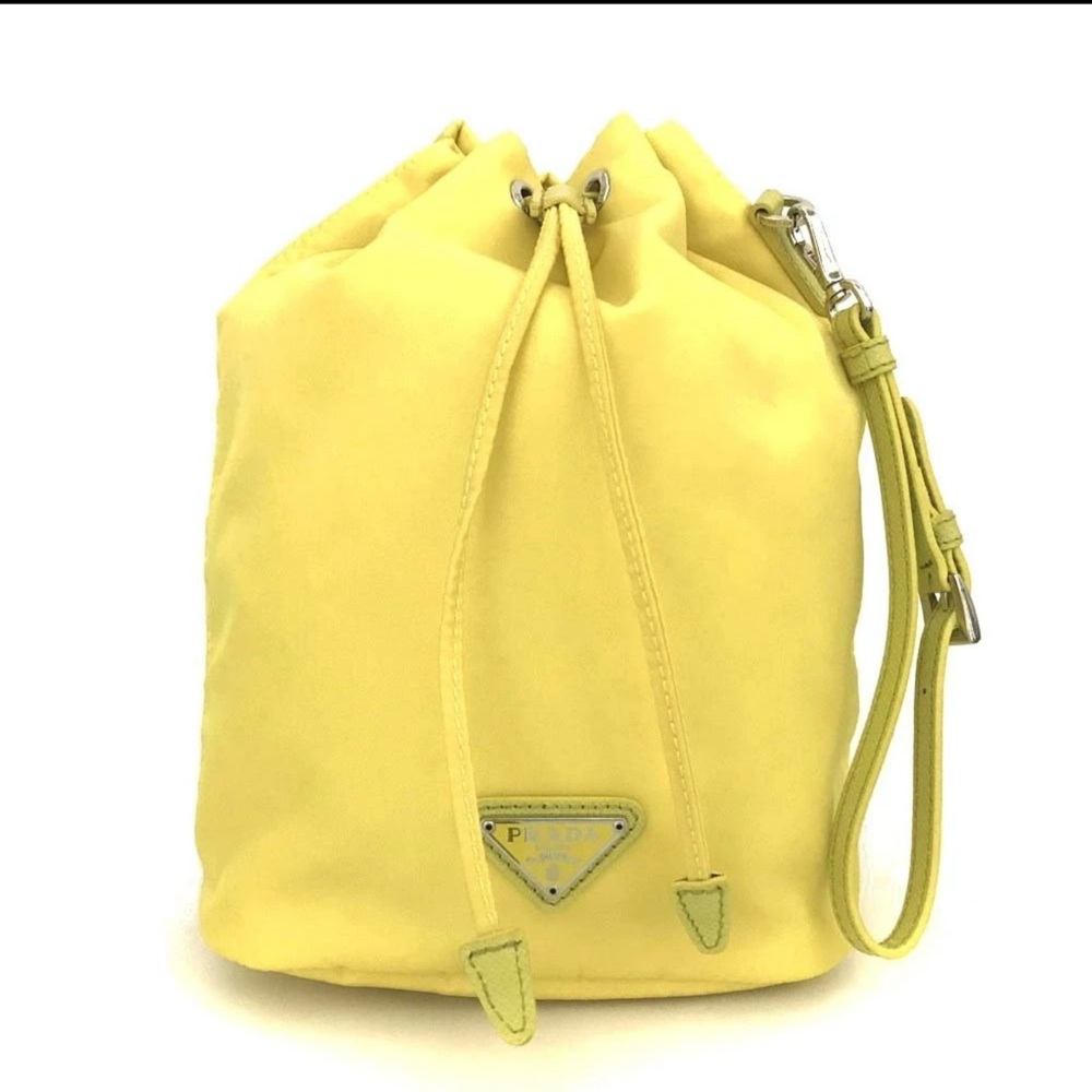 Prada renylon pouch yellow - Picture 9 of 17